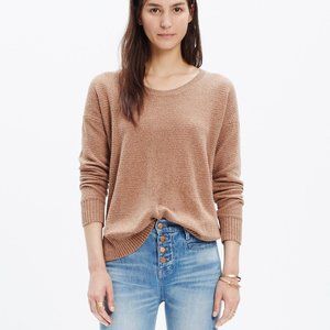 Madewell Chronicle Texture Pullover Sweater Brown